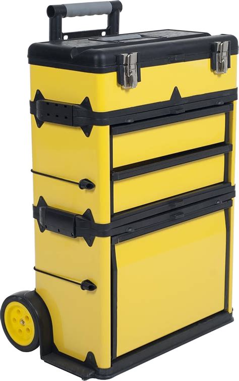 stalwart mobile stacking portable metal trolley tool box chest|7 Best Portable Stackable Tool Boxes [2024 Reviews] .